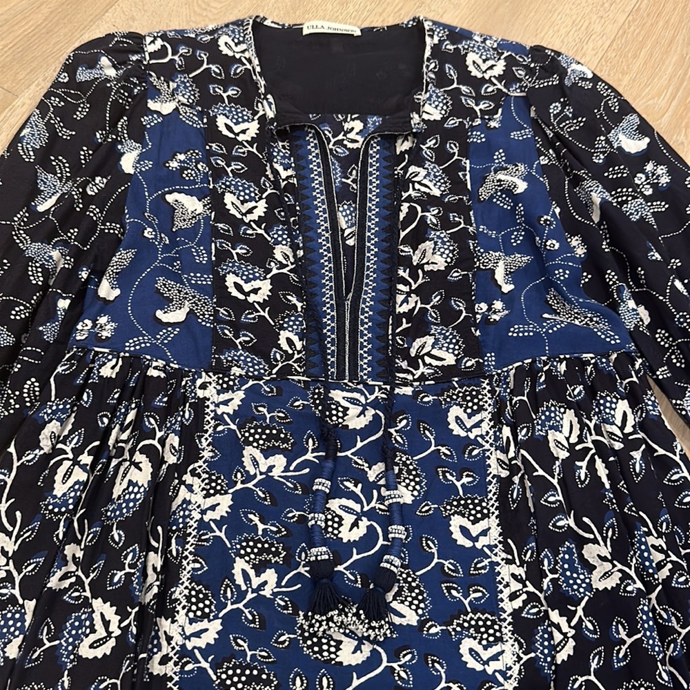 Ulla Johnson Batik Patchwork Mini Dress - image 6